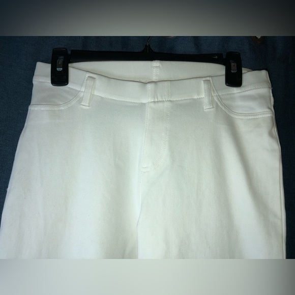 “No Boundaries” White Stretch Jeggings Leggings (Size M 8-10) - Picture 6 of 14